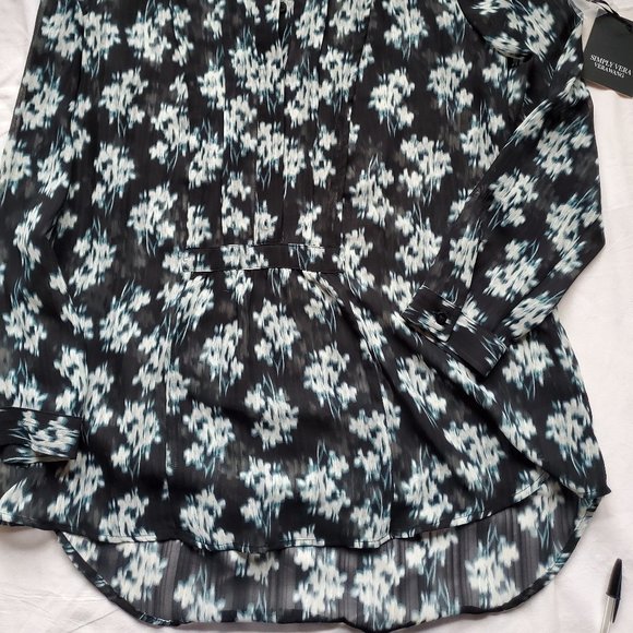 Simply Vera Wang blouse NWT sz L - Picture 2 of 6